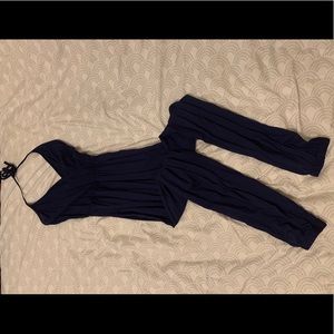 Navy jumpsuit